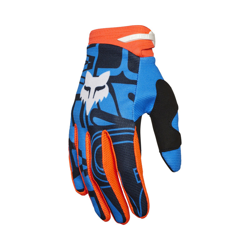 Fox 180 Race Spec True Blue gloves