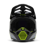 Fox Junior V1 Lean Grey/Yellow helmet