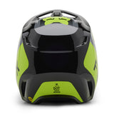 Fox Junior V1 Lean Grey/Yellow helmet