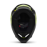 Fox Junior V1 Lean Grey/Yellow helmet