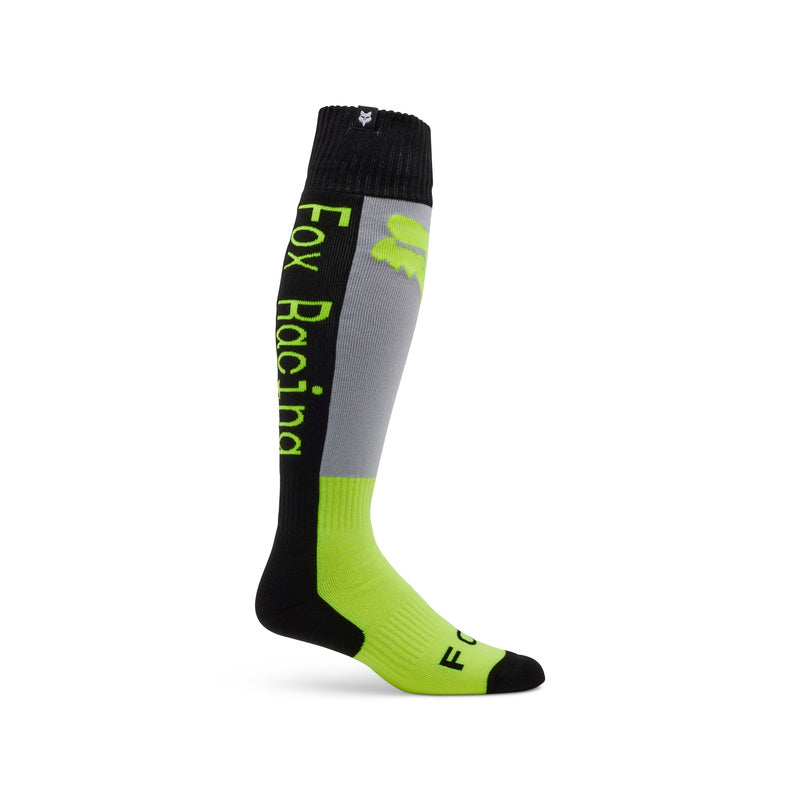 Fox Junior 180 Lean Fluo Yellow socks | RideHub