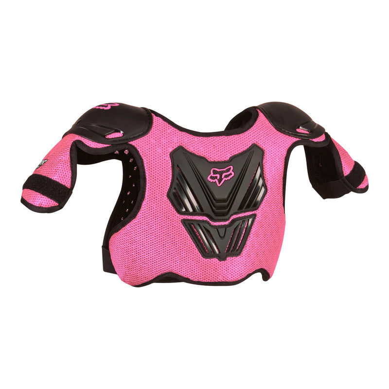 Fox Junior Peewee Titan Roost Deflector Chest Protector Black/Pink
