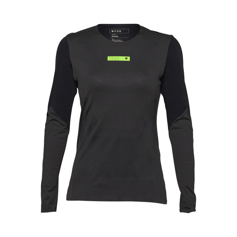 Fox Lady Rawtec Black Long Sleeve Cycling Jersey | RideHub