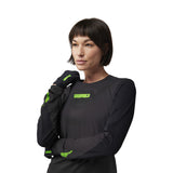 Fox Lady Rawtec Black Long Sleeve Cycling Jersey | RideHub