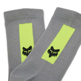 Fox 8 Defend Steel Gray socks | RideHub