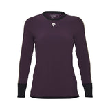 Fox Lady Defend Thermal Dark Purple Long Sleeve Cycling Jersey | RideHub