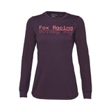Fox Lady Ranger Dr Md Long Sleeve Cycling Jersey Dark Purple | RideHub