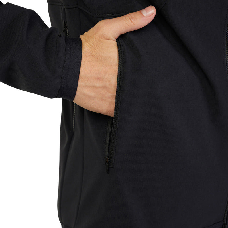 Fox Ranger Fire Black Cycling Hoodie