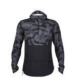 Fox Ranger Wind Pullover Black Camo Cycling Hoodie