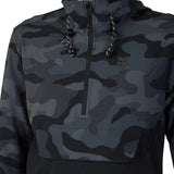 Fox Ranger Wind Pullover Black Camo Cycling Hoodie