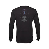 Fox Ranger Dr Md Lunar Black Long Sleeve Cycling Jersey | RideHub