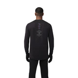 Fox Ranger Dr Md Lunar Black Long Sleeve Cycling Jersey | RideHub