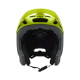 Fox Dropframe Pro Runn Fluo Yellow Bike Helmet
