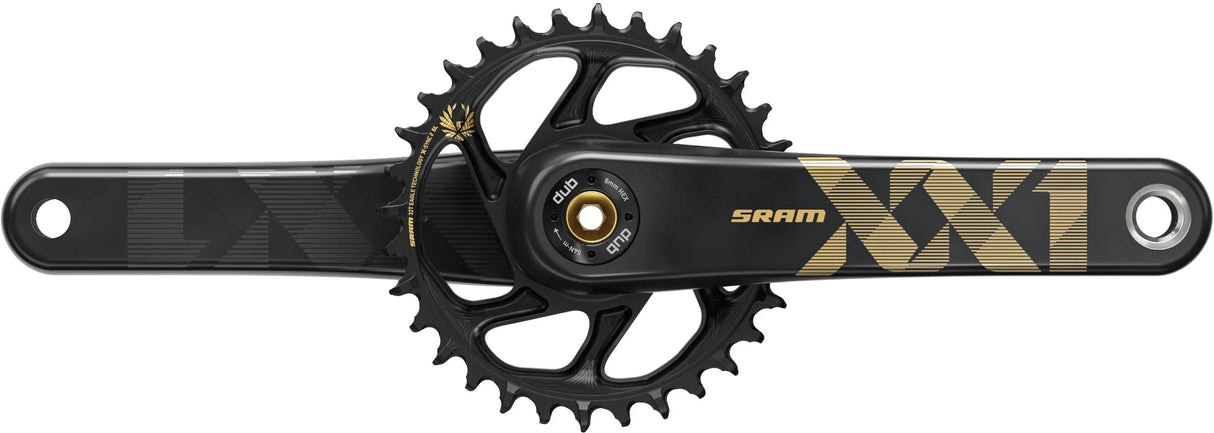 SRAM Crankset XX1 Eagle DUB 12s 175 w Direct Mount 34T X-SYNC 2 Chainring Gray (