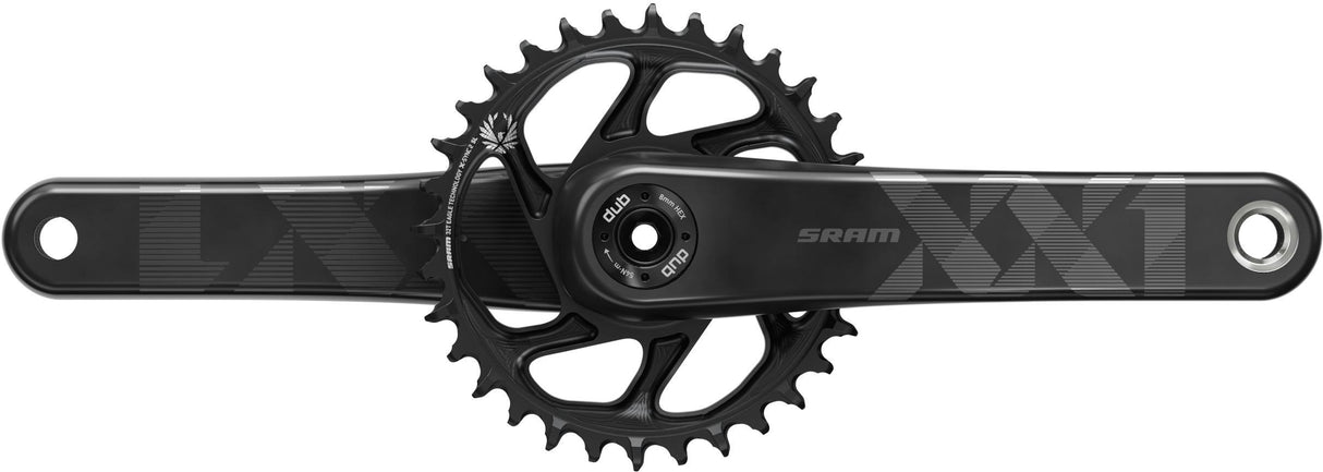 SRAM Crankset XX1 Eagle DUB 12s 175 w Direct Mount 34T X-SYNC 2 Chainring Gray (