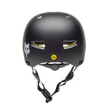 Fox Junior Flight Pro Solid Black Bike Helmet