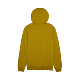Fox Head Fleece Hoodie in Mustard