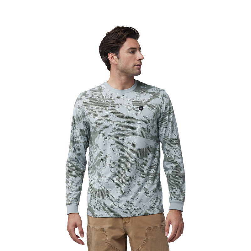 Fox Gravel Tech Tee Gunmetal Sweatshirt