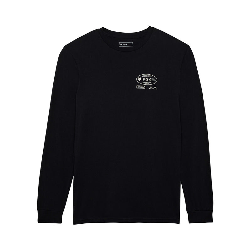 Fox Stamped Prem Tee Black Sweatshirt