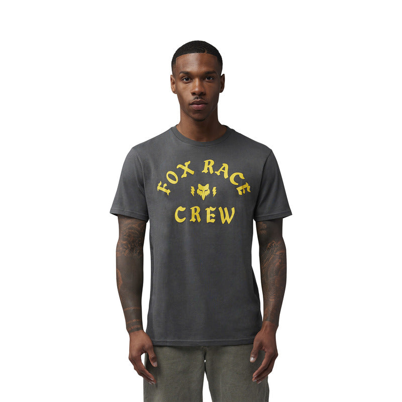 Fox Race Crew Prem Tee Dark Shadow T-Shirt