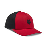 Fox Fox Head Trucker Flame Red Cap