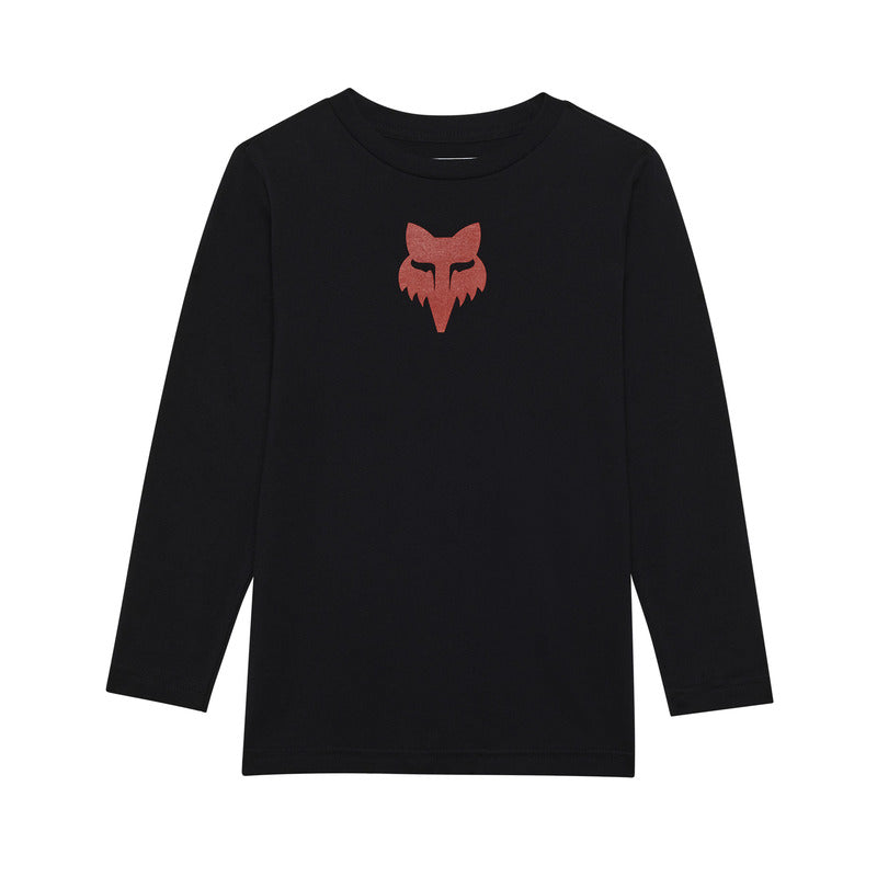 Fox Junior Heritage Black Long Sleeve T-Shirt