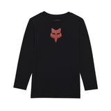 Fox Junior Heritage Black Long Sleeve T-Shirt