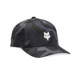 Fox Junior Fox Head Camo 110 Sb Black Camo Baseball Cap
