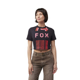 Fox Lady Race Spec Baby Tee T-Shirt Black