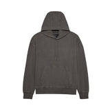 Fox Wordmark Oversized Fleece Hoodie in Pewter