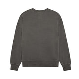 Fox Wordmark Oversized Fleece Crew Pewter Sweatshirt