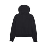 Fox Lady Wordmark Oversized Fleece Po Black Hoodie