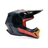 Fox V3 Rs Grid Black/orange helmet