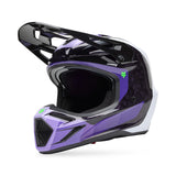 Fox V3 Rs Grid Black/purple helmet