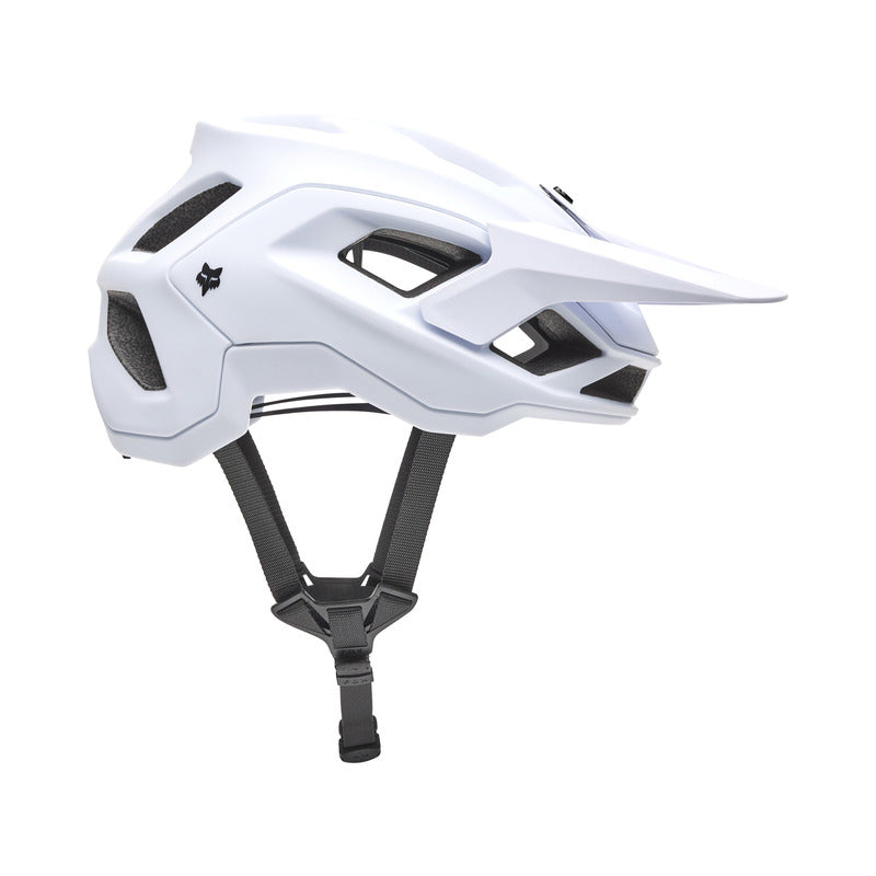 Fox Speedframe Solid White Bike Helmet