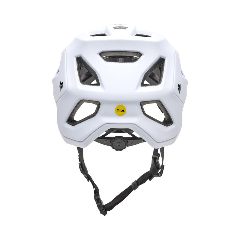 Fox Speedframe Solid White Bike Helmet