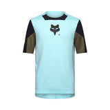 Fox Defend Light Blue Cycling Jersey | RideHub