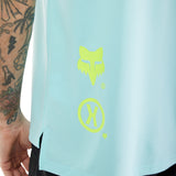 Fox Defend Light Blue Cycling Jersey | RideHub