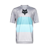 Fox Ranger Grid Steel Grey Cycling Jersey | RideHub