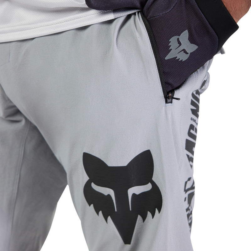 Fox Ranger Grid Steel Grey Cycling Pants | RideHub