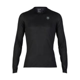 Fox Ascent Black Long Sleeve Cycling Jersey | RideHub