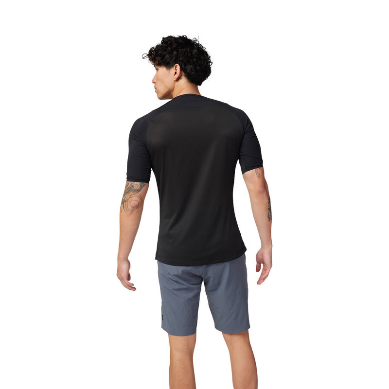Fox Flexair Ascent Black Long Sleeve Cycling Jersey | RideHub