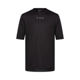 Fox Ranger Wordmark Black Cycling Jersey | RideHub