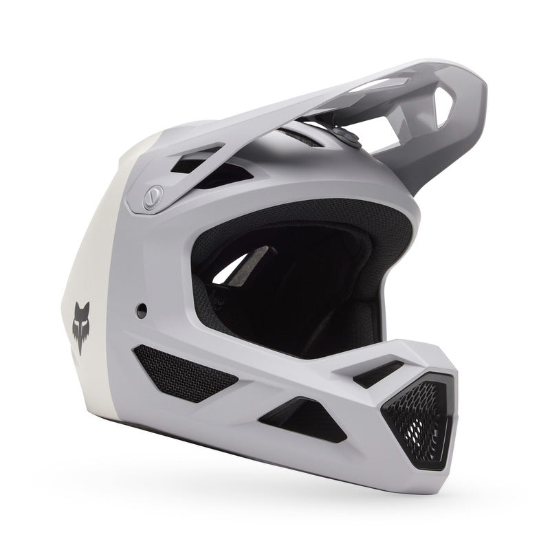 Fox Junior Rampage 5050 Light Grey Bike Helmet