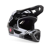 Fox Junior Rampage Digi Img Bike Helmet Black/White