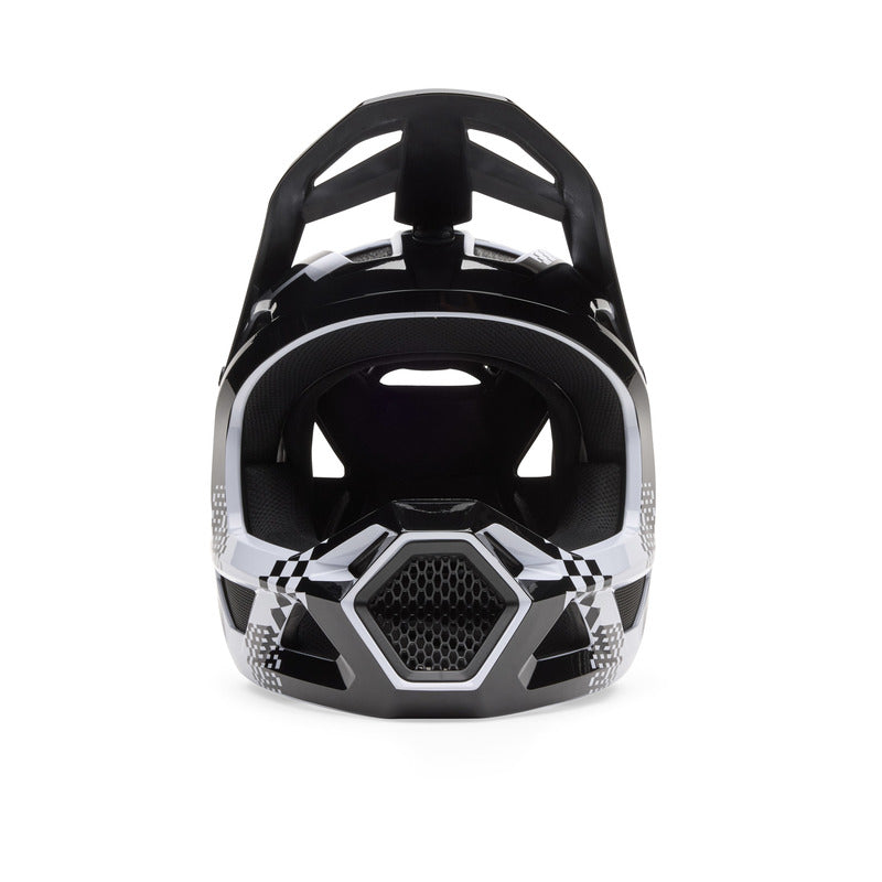 Fox Junior Rampage Digi Img Bike Helmet Black/White