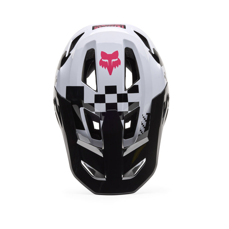 Fox Junior Rampage Digi Img Bike Helmet Black/White