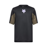 Fox Junior Defend SS Jersey Park Black | RideHub