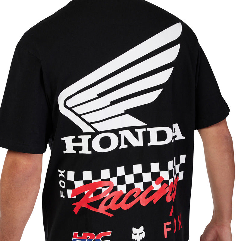 FOX HONDA OVERSIZED BLACK T-SHIRT