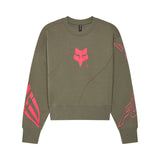 FOX LADY Crew ELEVATED OVERSIZED ADOBE SWEATSHIRT